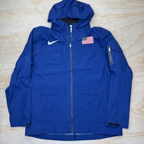 NWOT Nike Team USA International Pro Elite Storm-Fit Jacket LG Mens AO8714-492